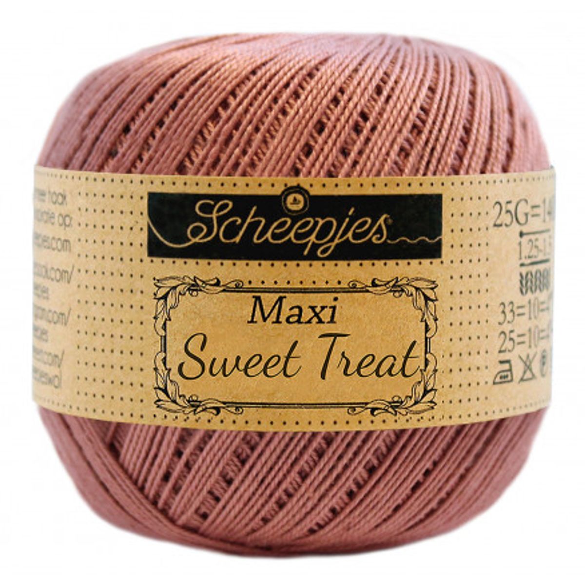 Scheepjes Maxi Sweet Treat Garn Unicolor 776 Antique Rose