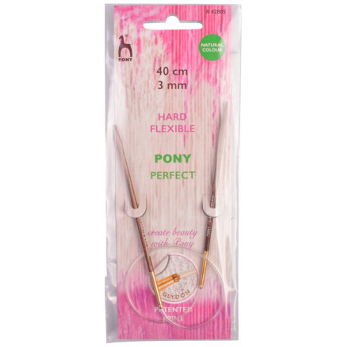 Pony Perfect Rundpinde Træ 40cm 3,00mm / 23.6in US2 ½