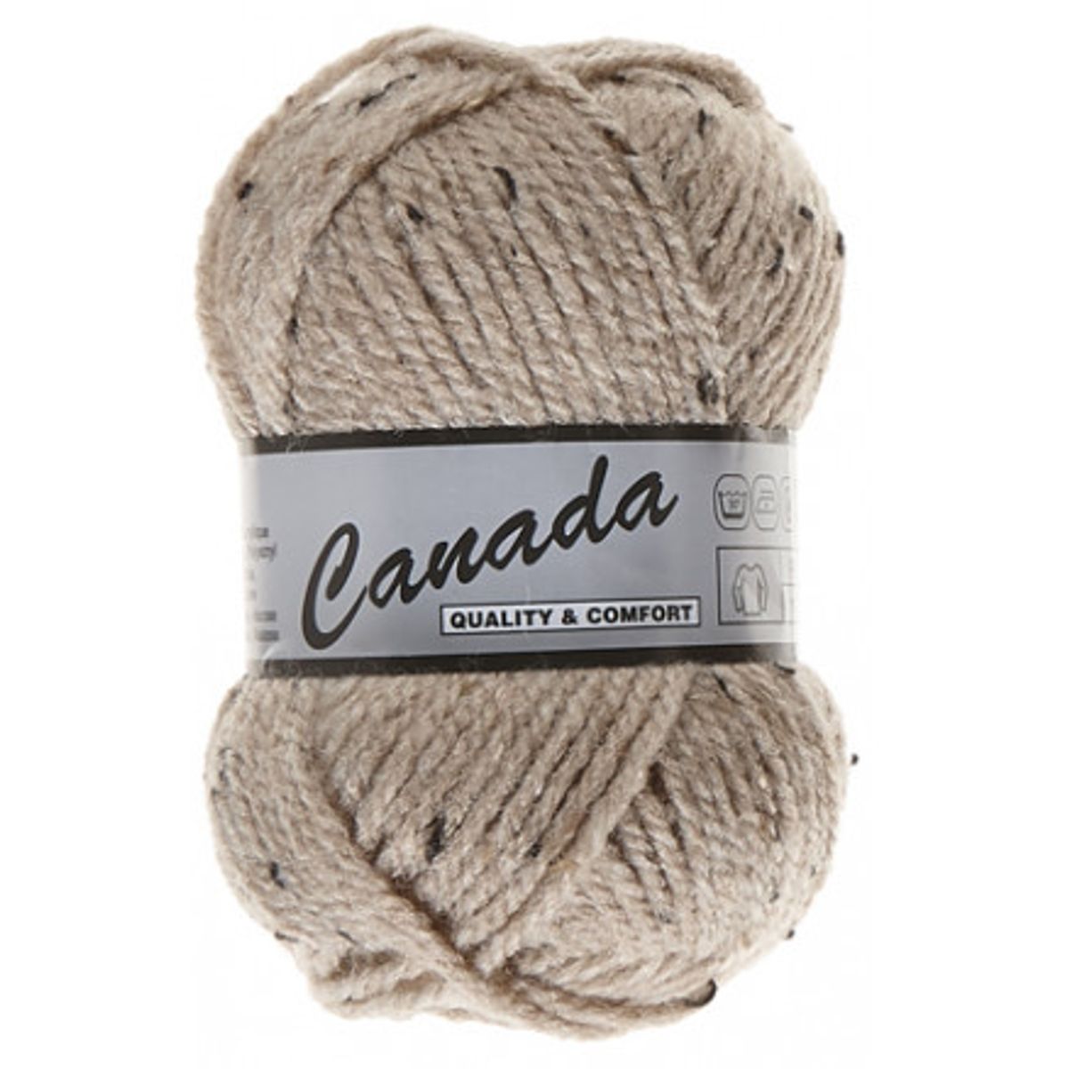 Lammy Canada Garn Mix 410 Beige/Brun