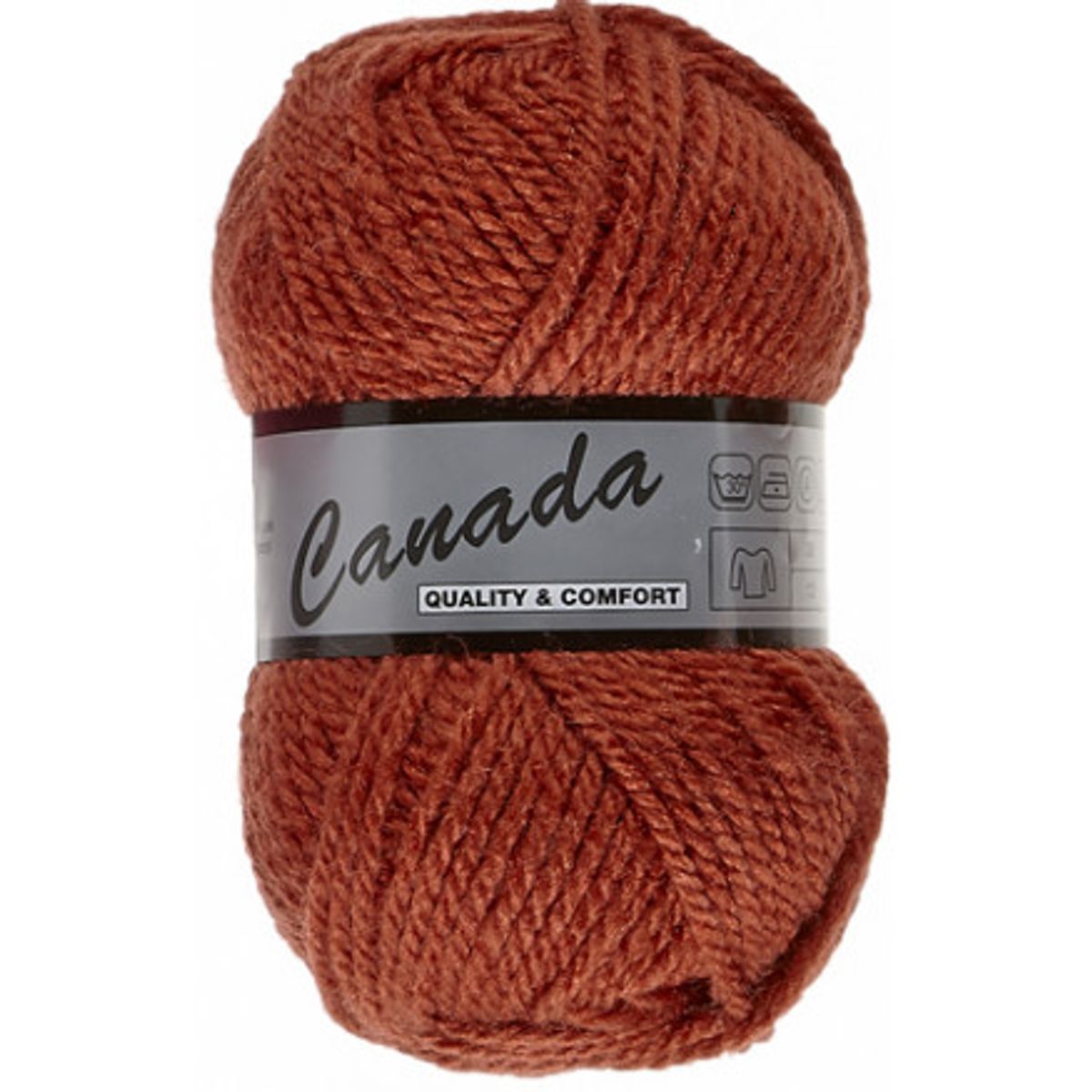 Lammy Canada Garn Unicolor 787 Mørk Orange