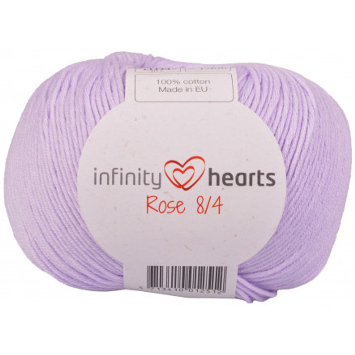 Infinity Hearts Rose 8/4 Garn Unicolor 66 Lys Lilla