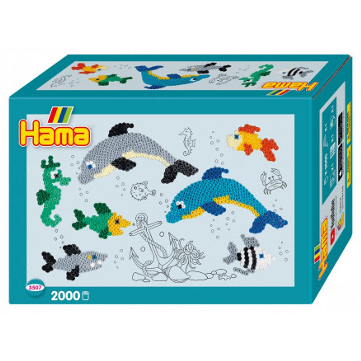 Hama Midi Gaveæske 3507 Delfiner