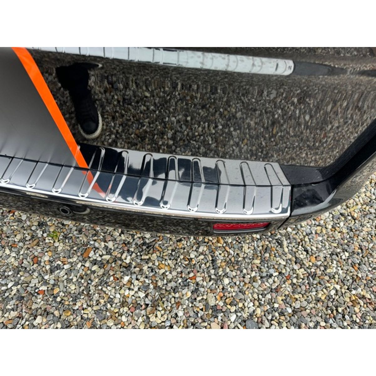 Rear Bumper Sill Cover S.Steel (Gloss)