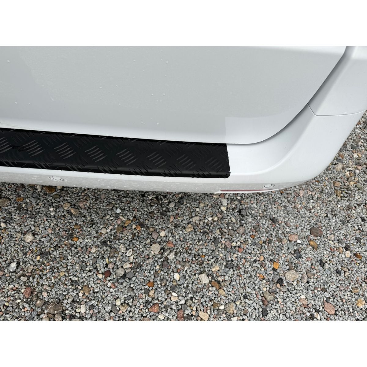 Rear Bumper Sill Cover (Black Anodized) Aluminium