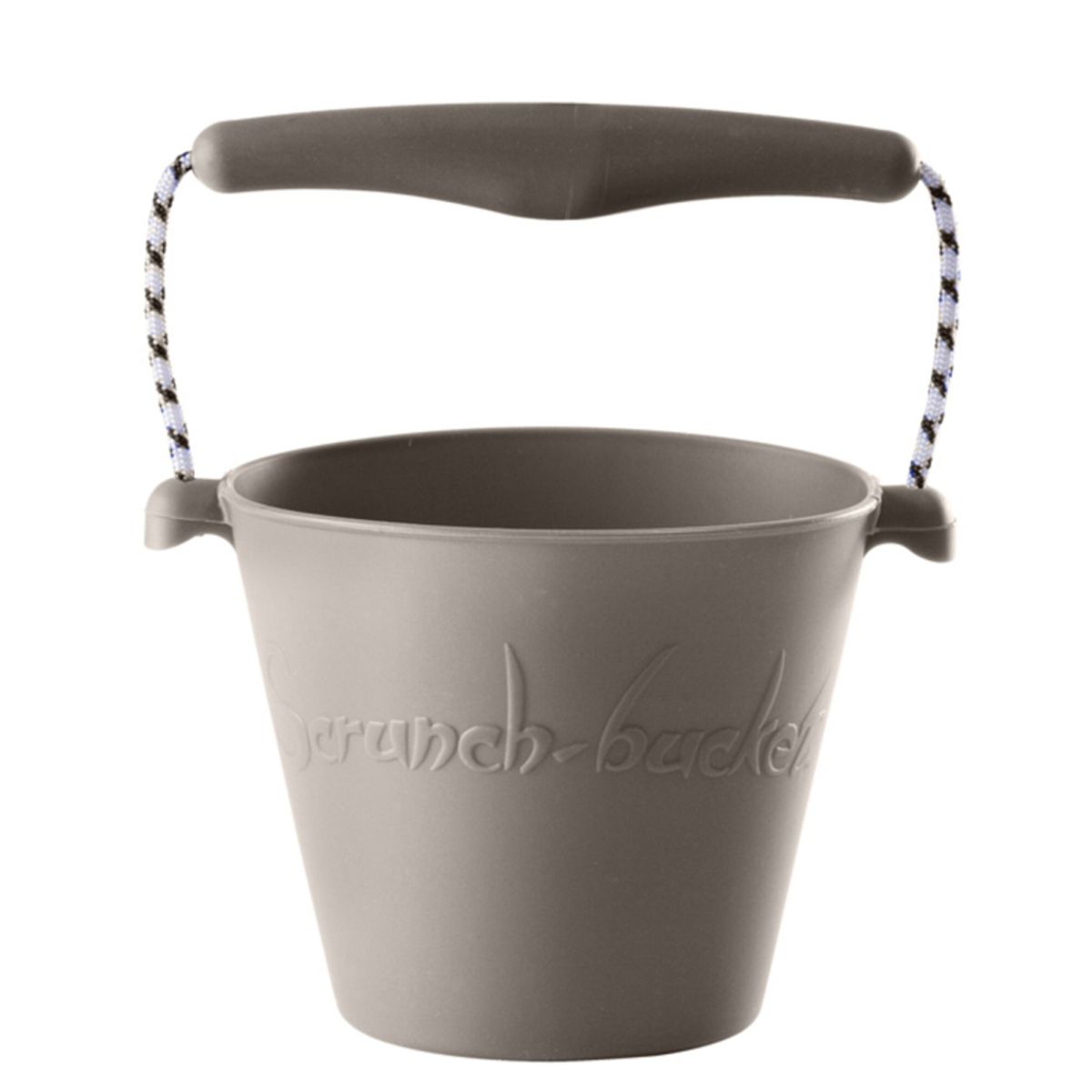 Grå strandspand - Scrunch-Bucket