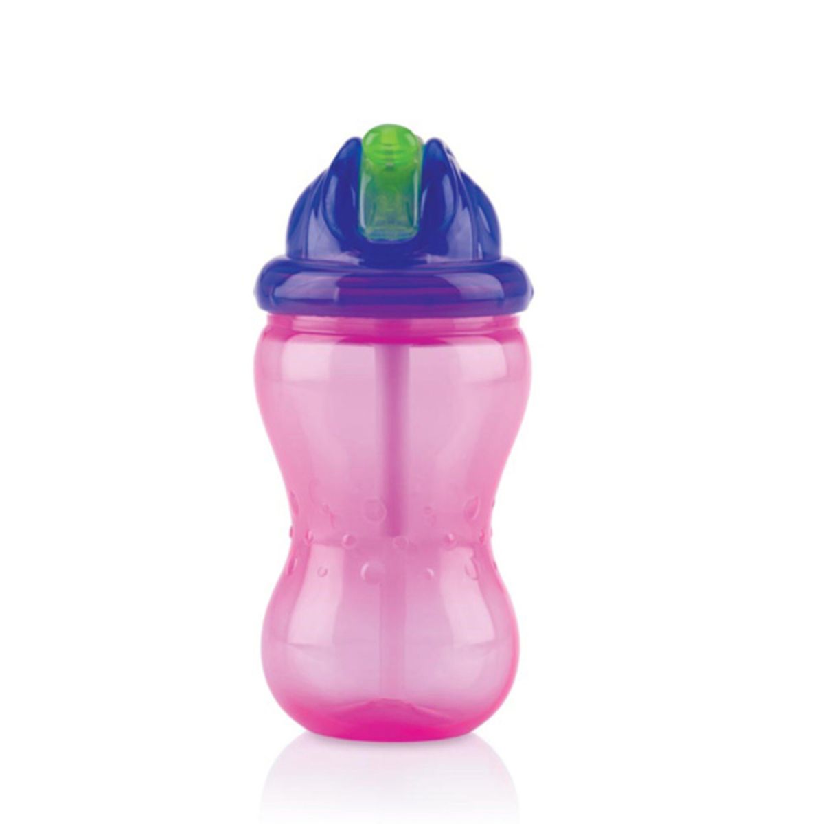 Pink Nuby Flip it drikkeflaske - no spill