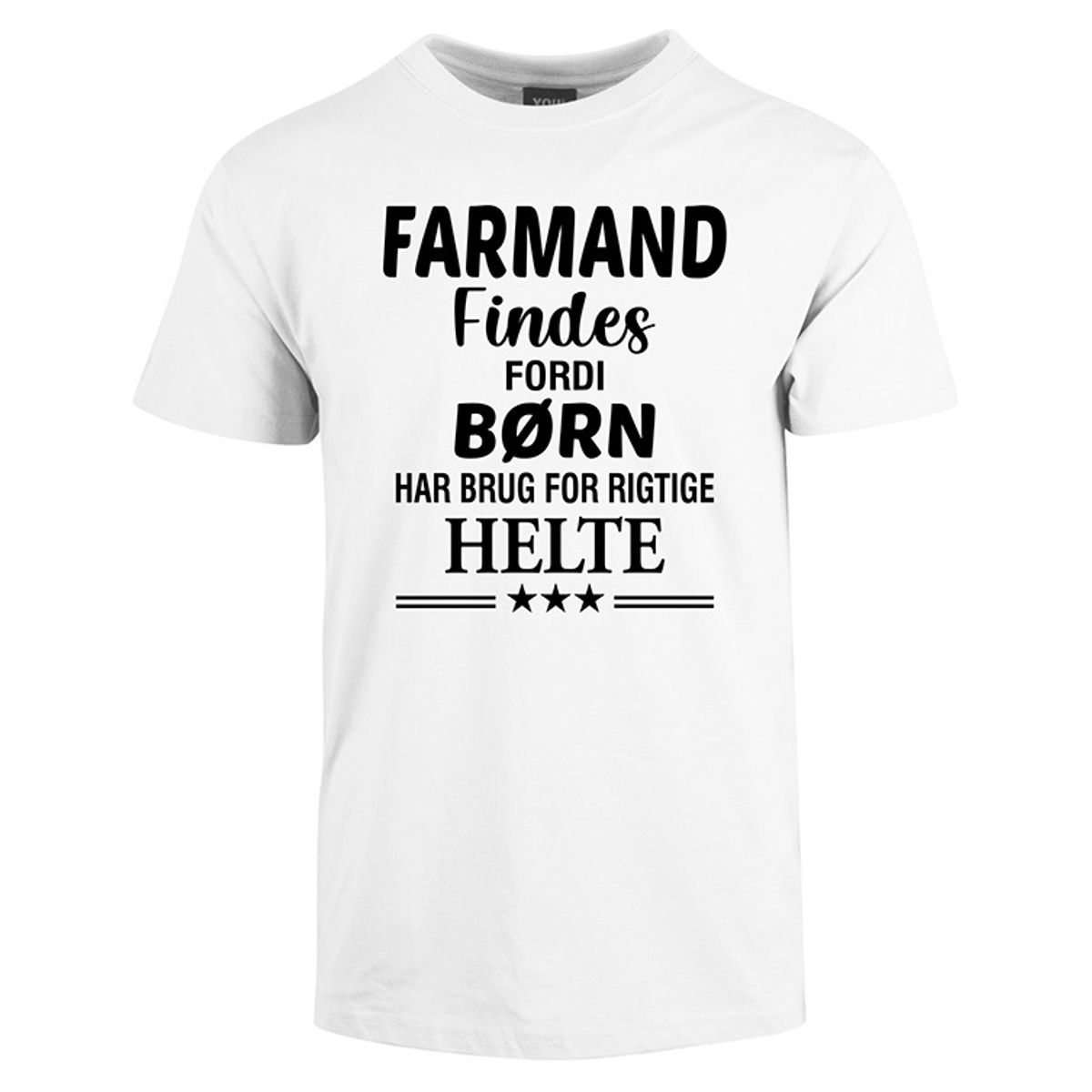 Farmand findes fars dag t-shirt - Hvid