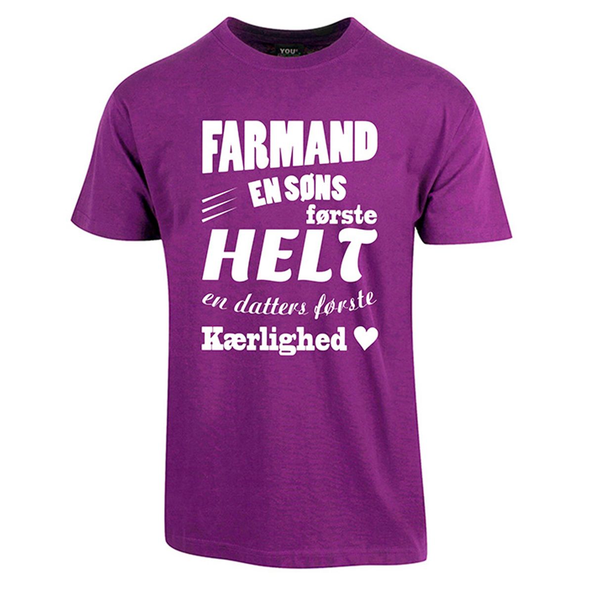 Farmand t-shirt - Lilla