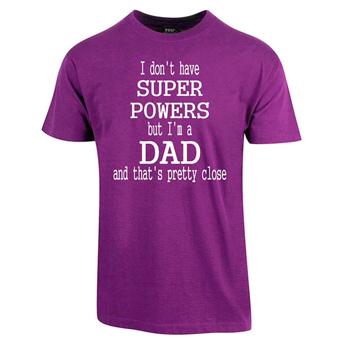 Super powers fars dag t-shirt - Lilla