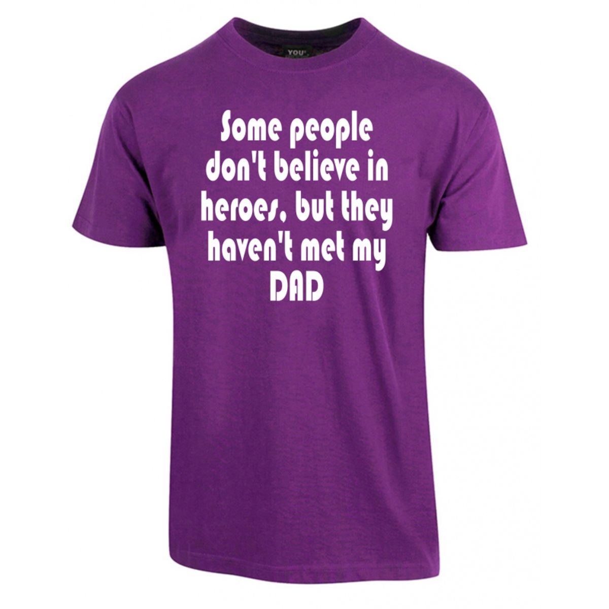 Heroes fars dag t-shirt - Lilla