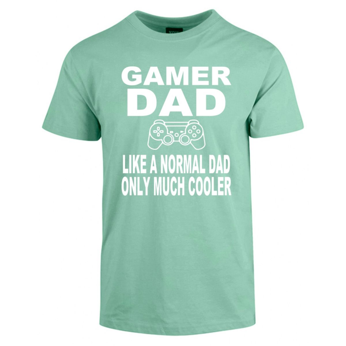 Gamer dad t-shirt - Mintgrøn