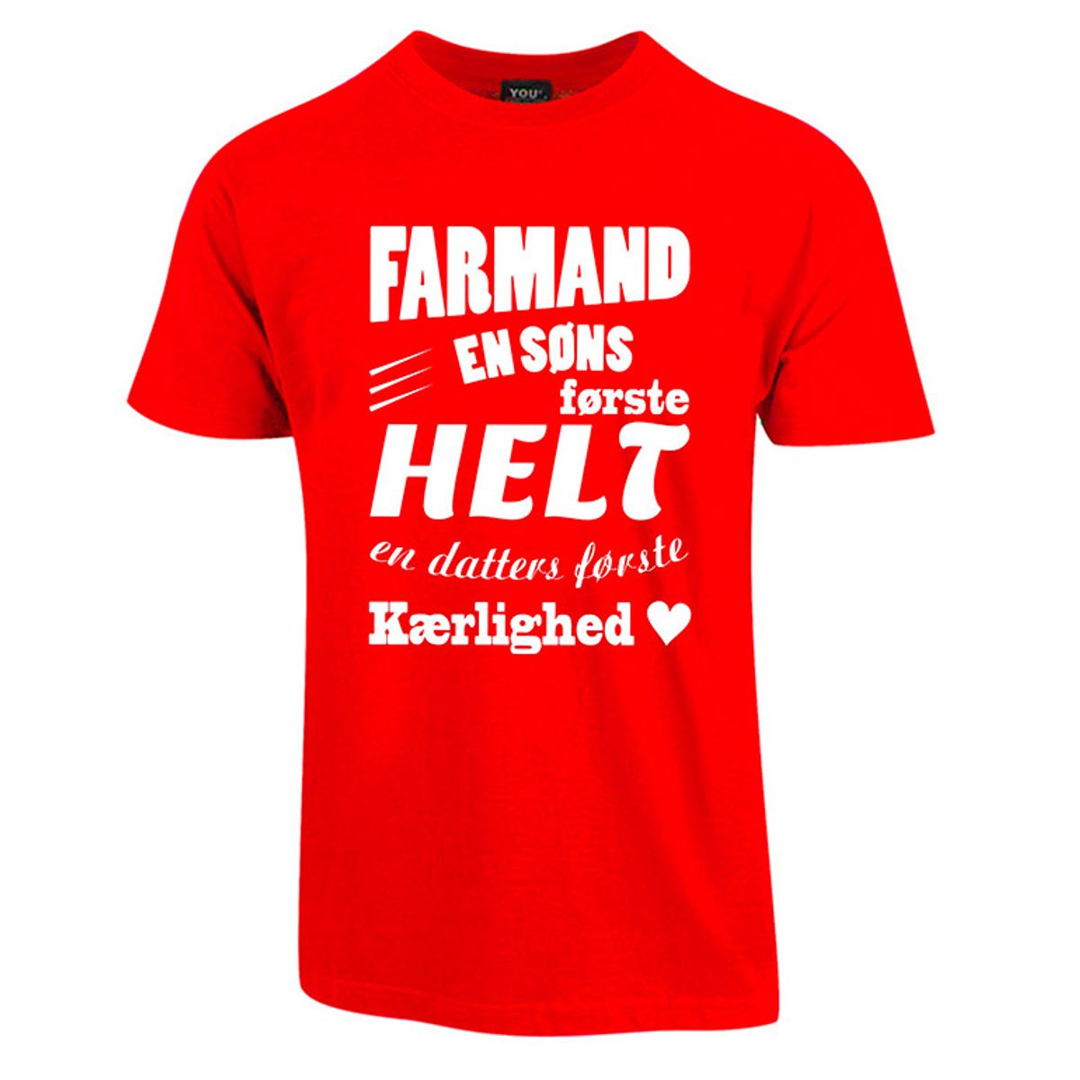 Farmand t-shirt - Rød