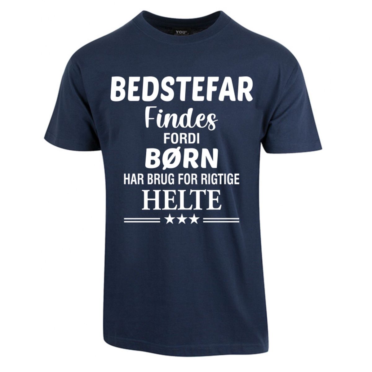 Bedstefar findes fars dag t-shirt - Navy