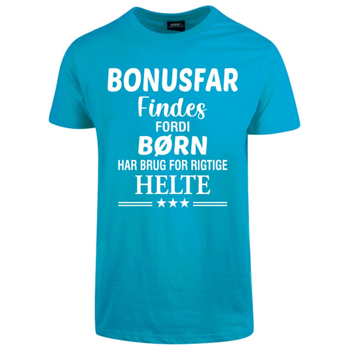 Bonusfar findes fars dag t-shirt - Turkis