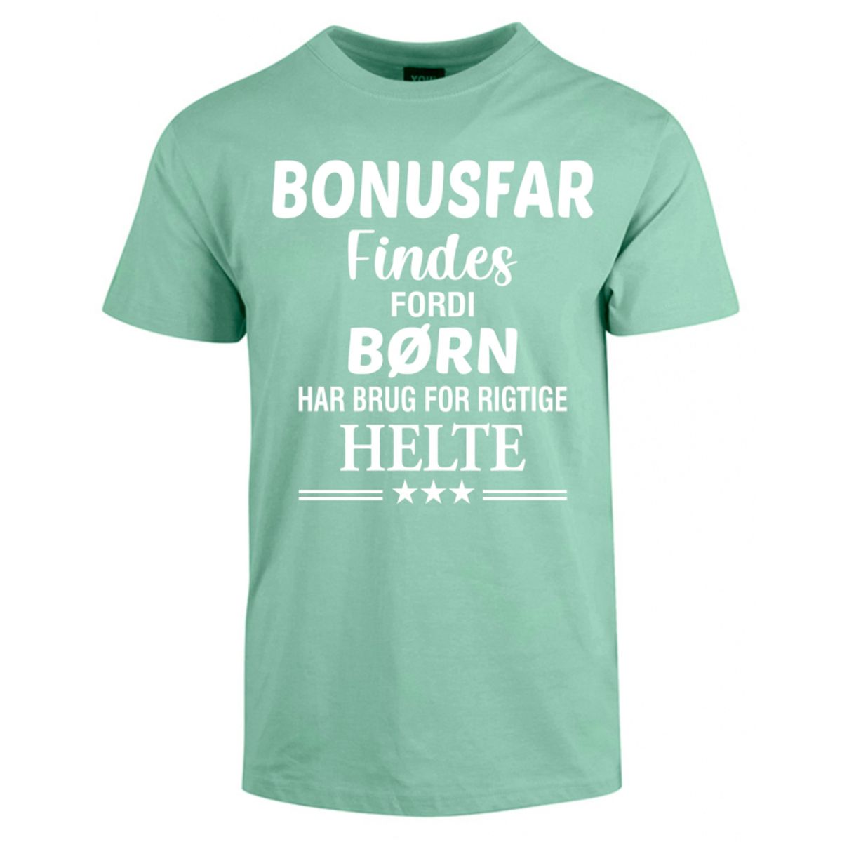 Bonusfar findes fars dag t-shirt - Mint