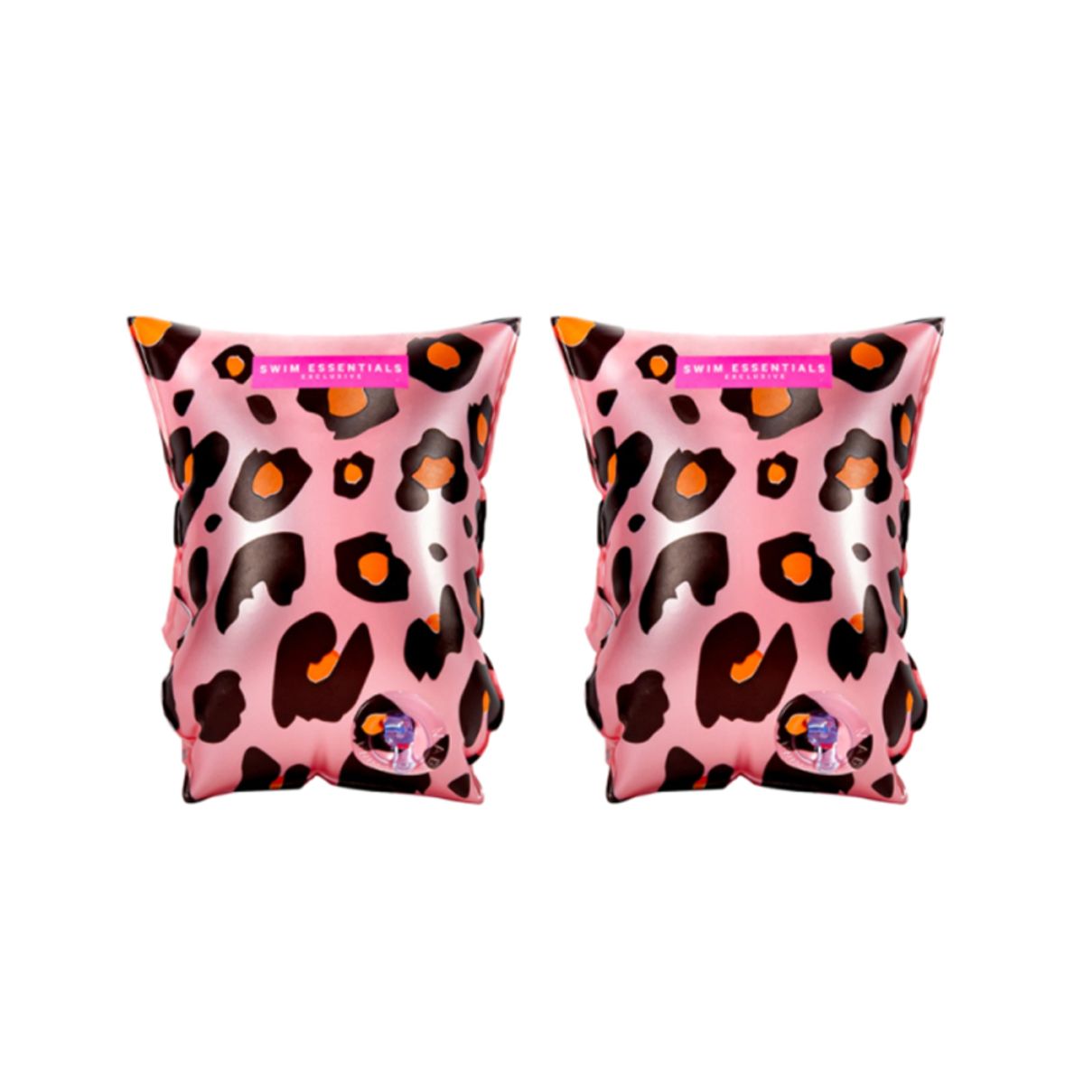 Svømmevinger fra Swim Essentials 2-6 år - Rose Gold Leopard