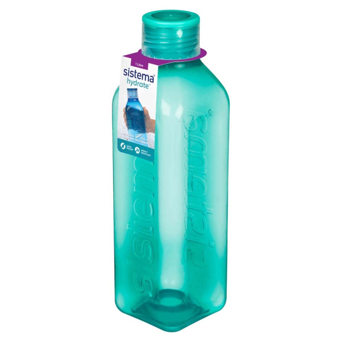 Sistema Square drikkedunk 1 L. - Minty Teal