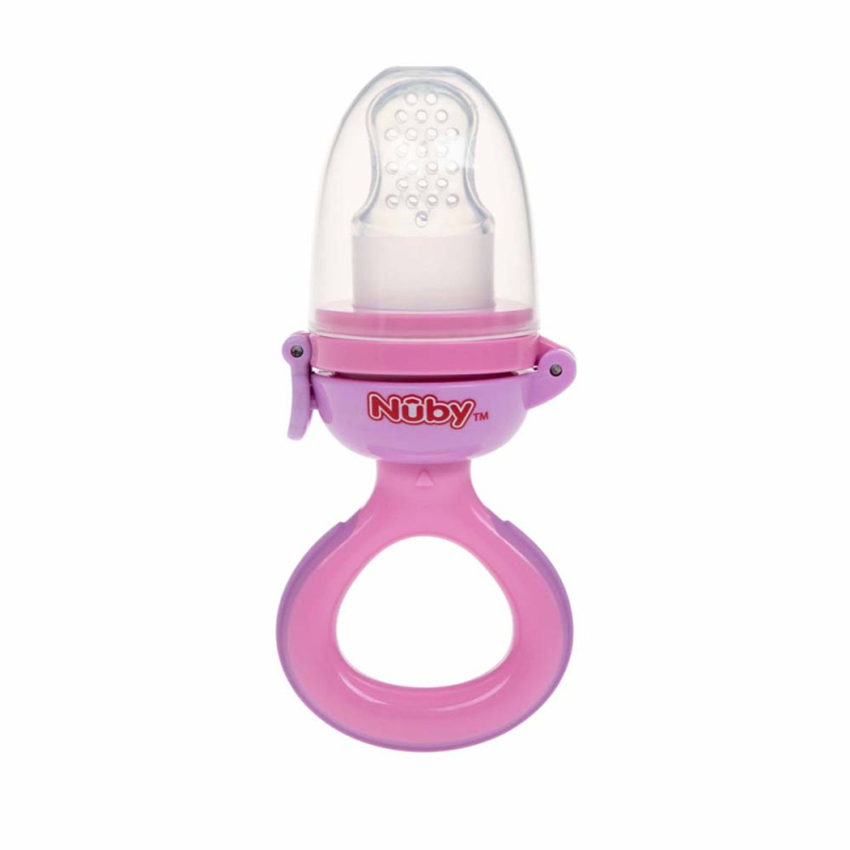 Nuby Food Nibbler - Spis frugt sikkert - Rosa