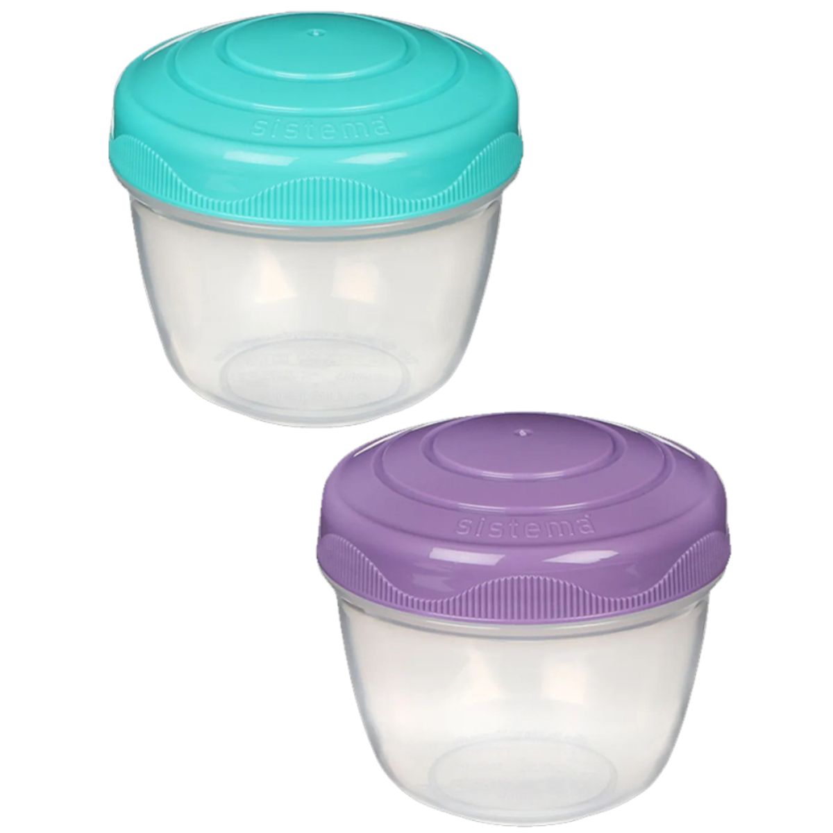 Sistema Yogurt To Go 2-pak 150 ml - Teal/Misty Purple