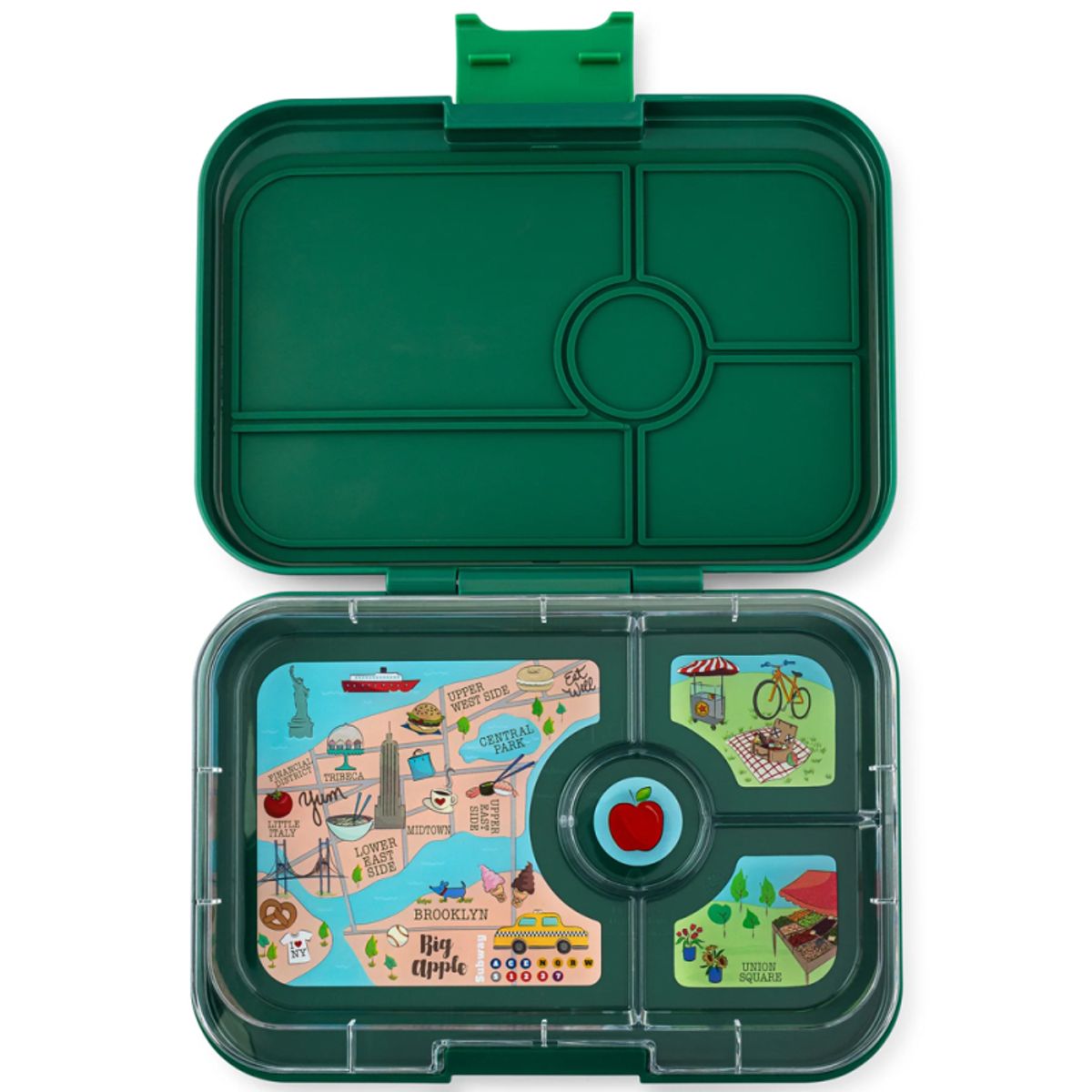 Yumbox bento madkasse 4 rum - Greenwich Green NYC XL