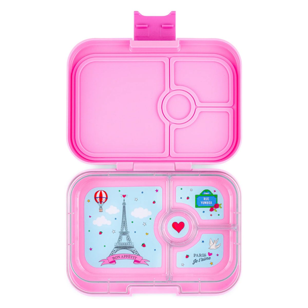 Yumbox bento madkasse 4 rum - Paris Je T´aime Rosa