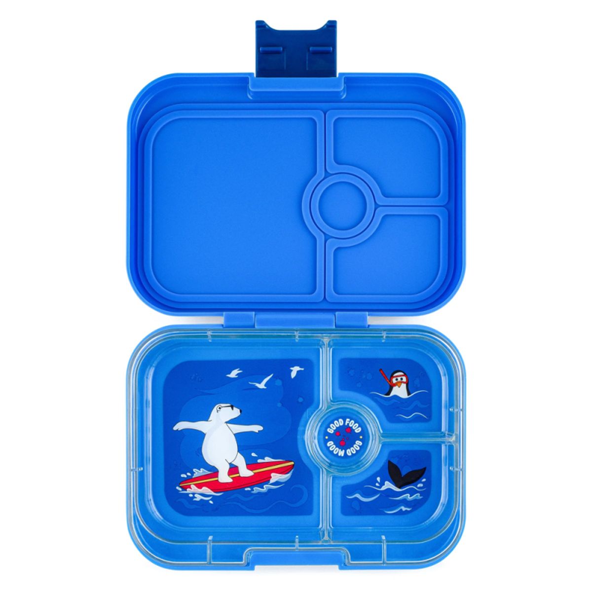 Yumbox bento madkasse 4 rum - Blue Polar Bear