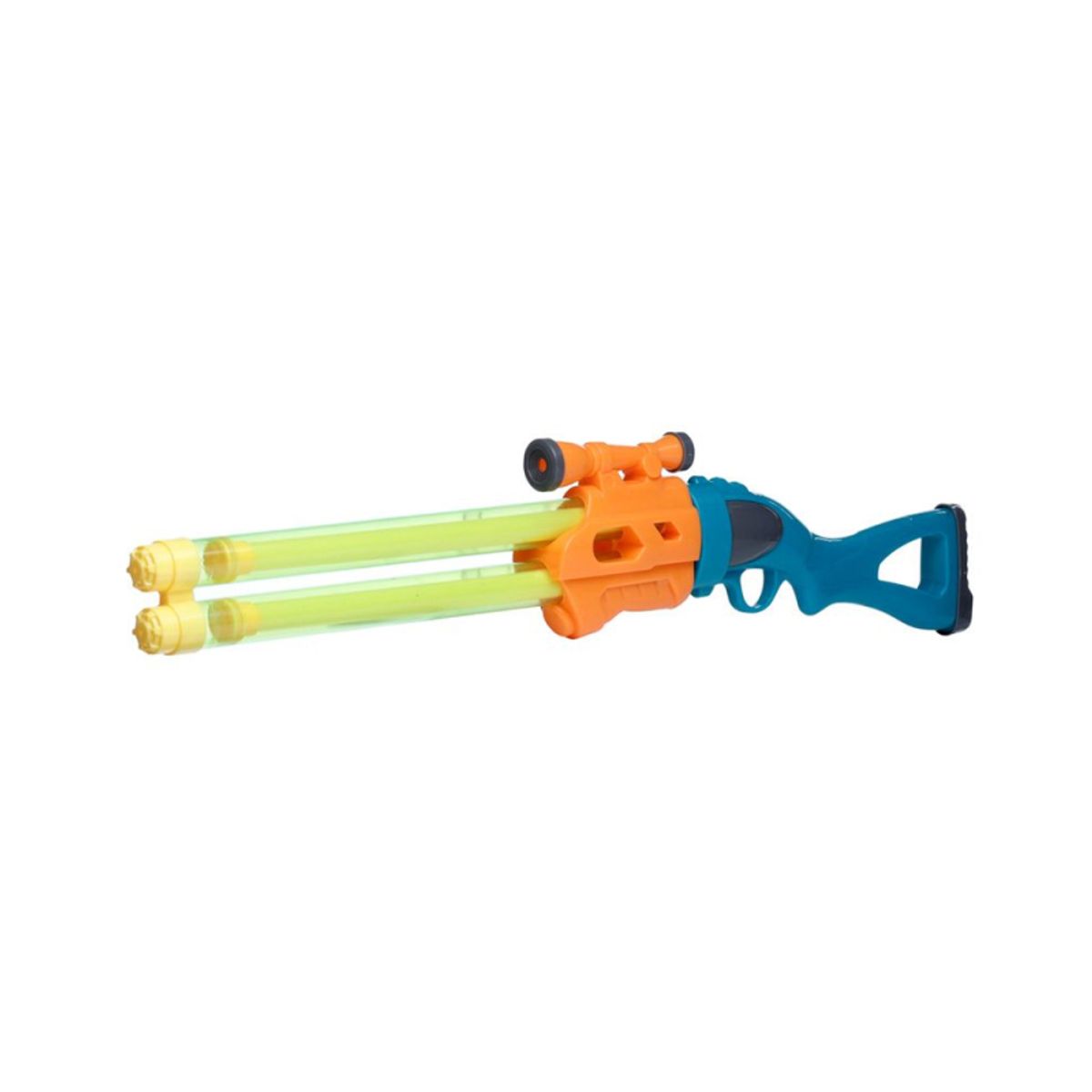 Vandpistol Double Stream 46 cm. - Orange/blå