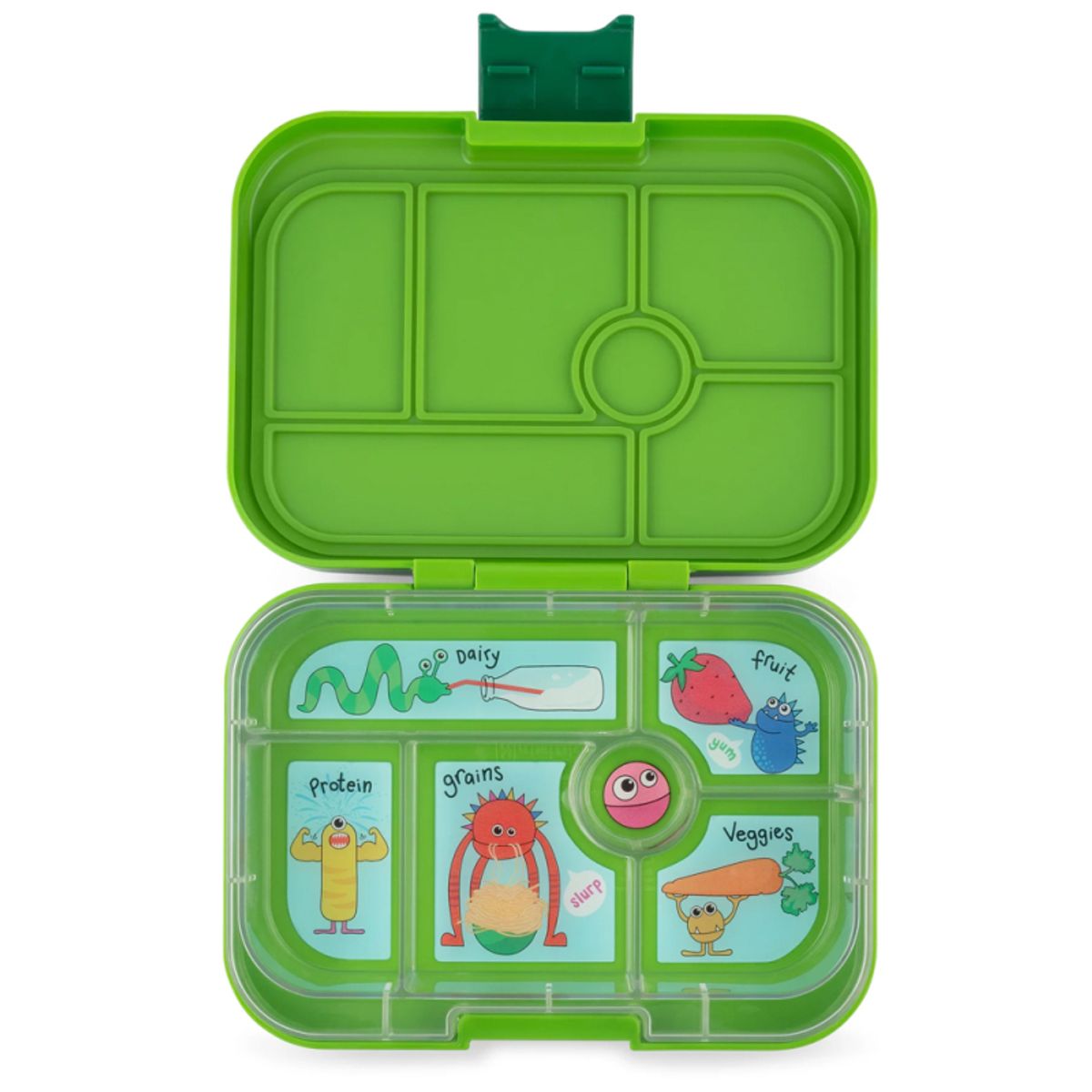 Yumbox madkasse med 6 rum - Matcha Green Monsters