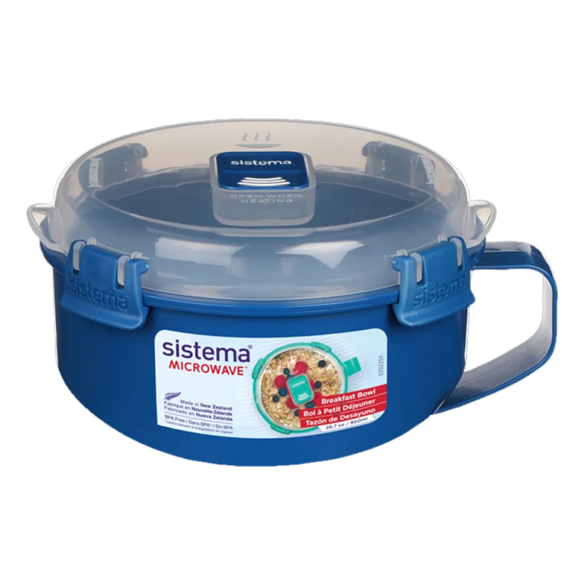 Sistema Breakfast Bowl To Go 850 ml - Ocean Blue