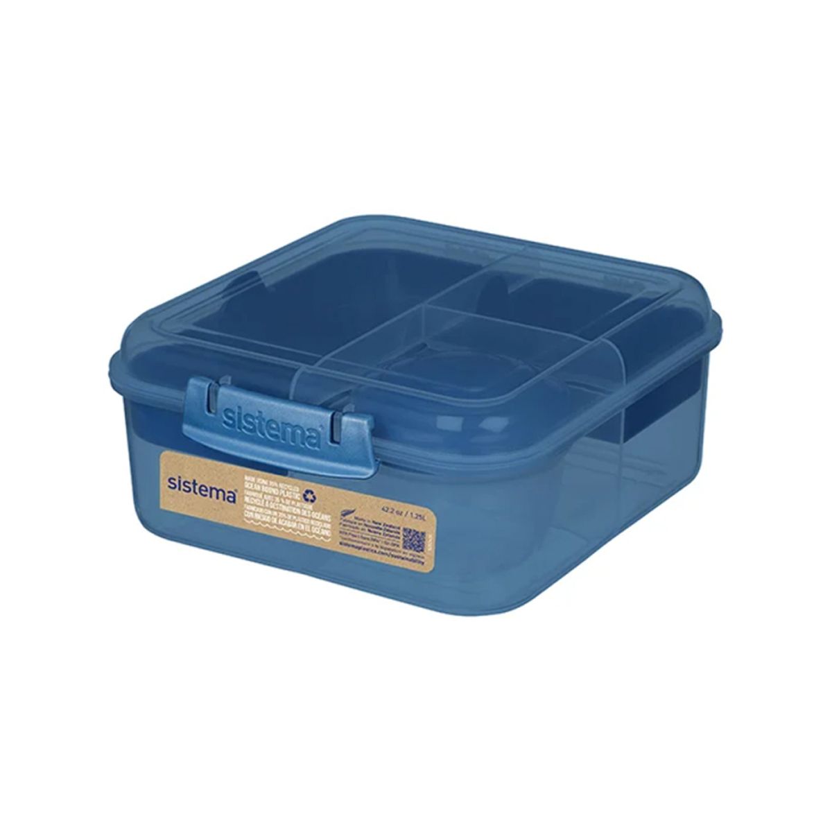 Sistema Ocean Bound Bento Cube Madkasse 1,25 l - Mountain Blue