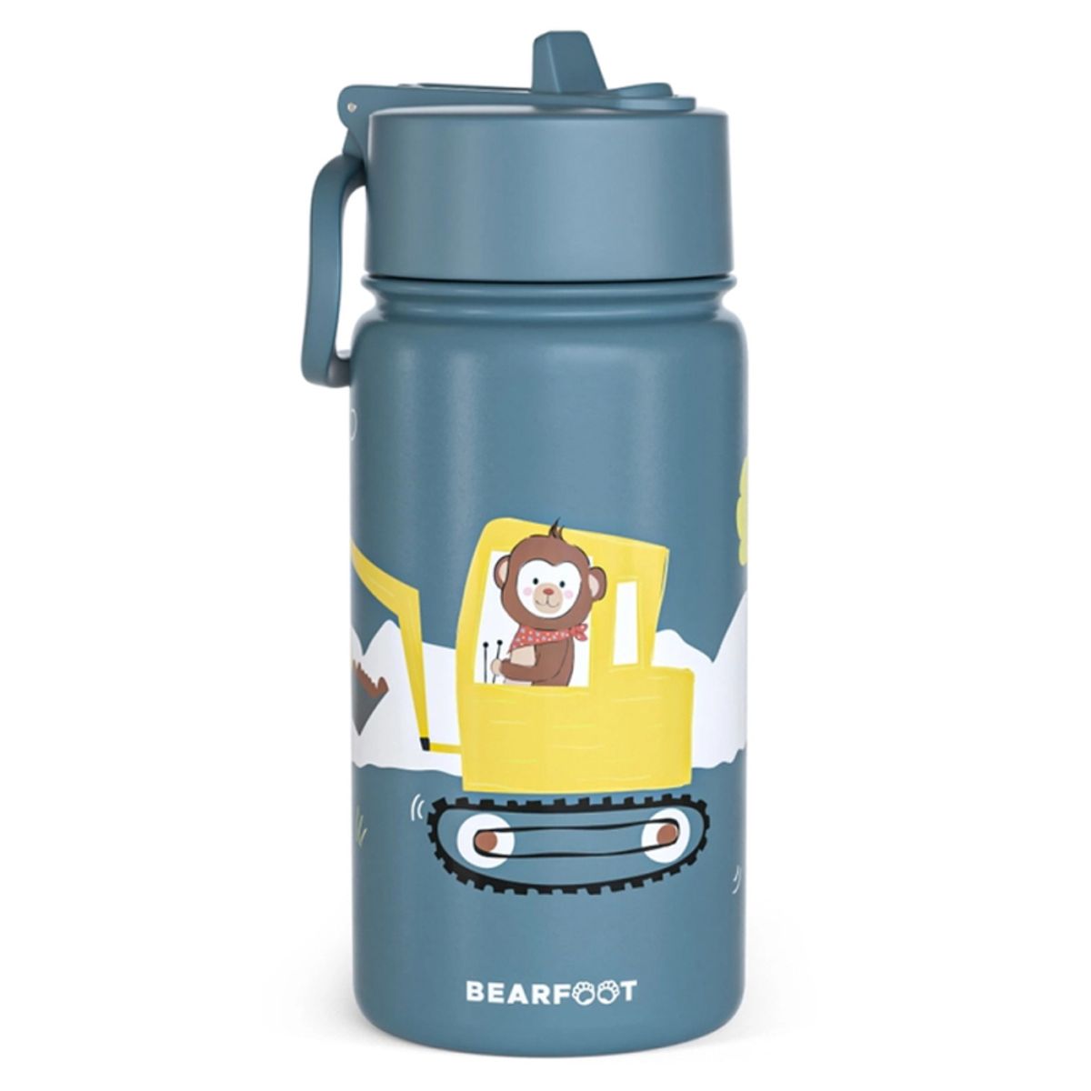 Bearfoot Drikkedunk i Rustfrit stål 400 ml - Gravemaskine