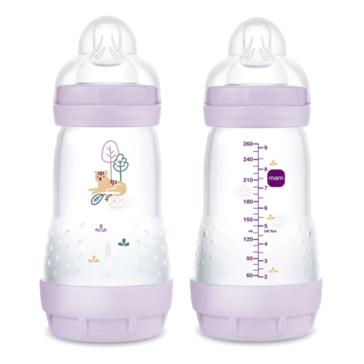 MAM Anti-Colic sutteflaske 260 ml - Lavendel