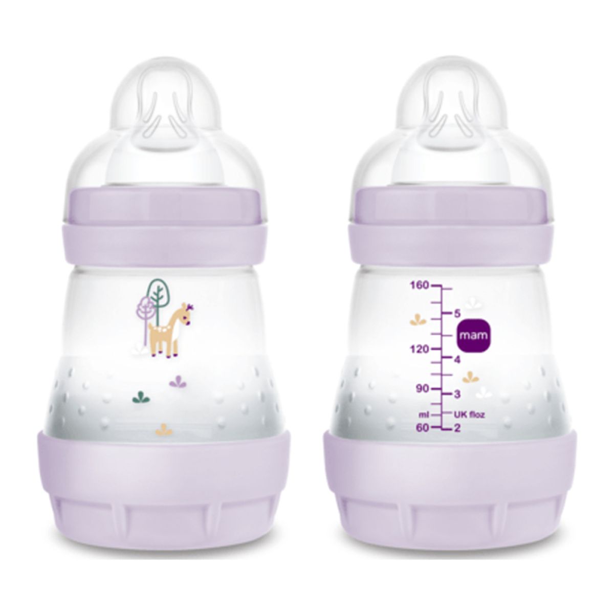 MAM Anti-Colic sutteflaske 160 ml - Lavendel