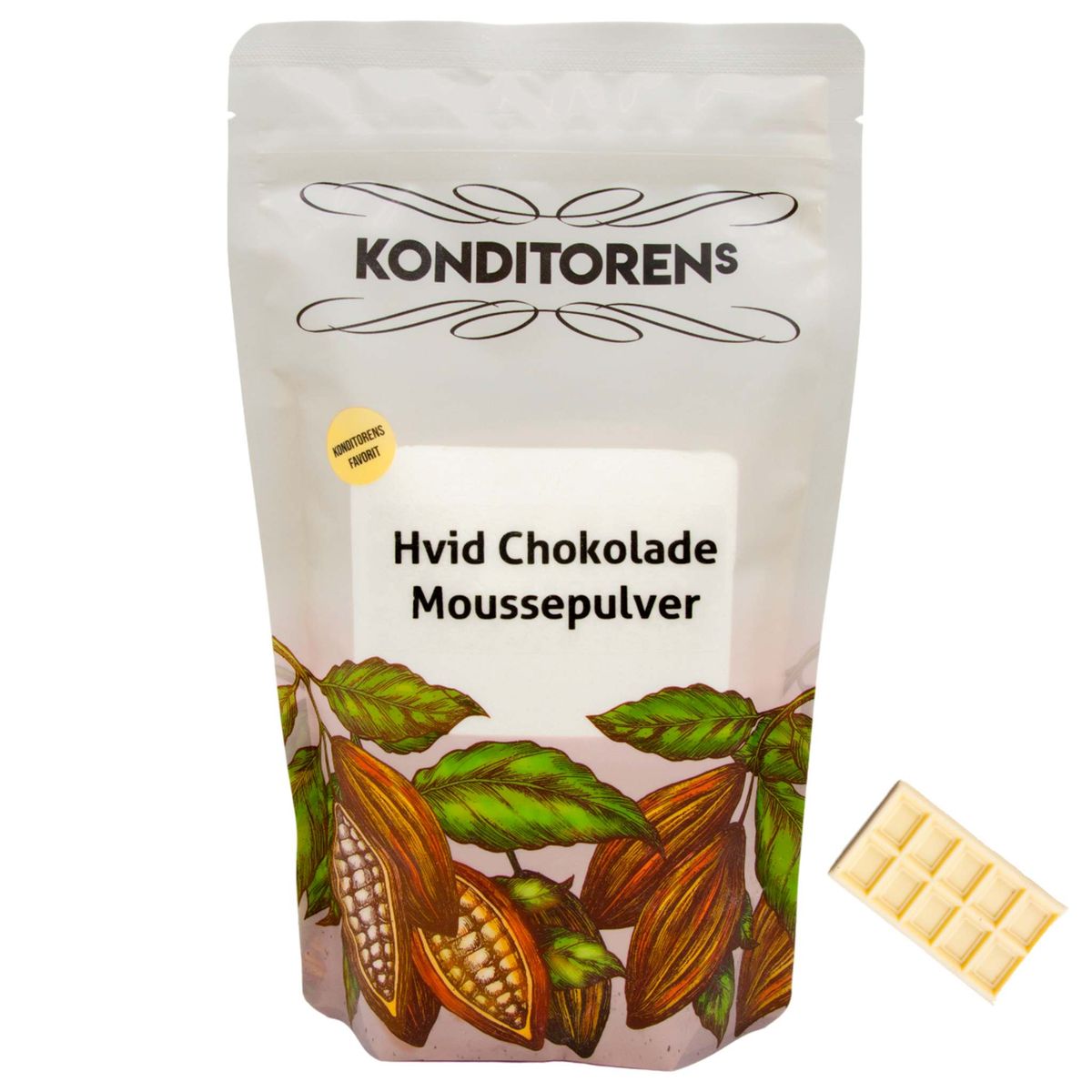 Konditorens - Hvid Chokolade Moussepulver, 500g