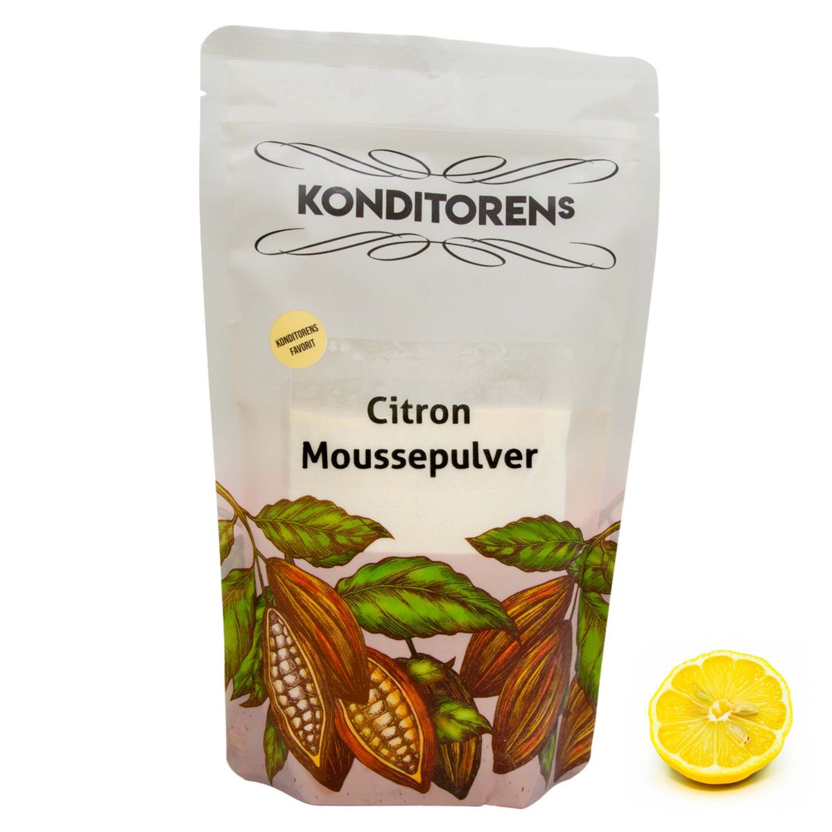 Konditorens - Citron Moussepulver, 100g