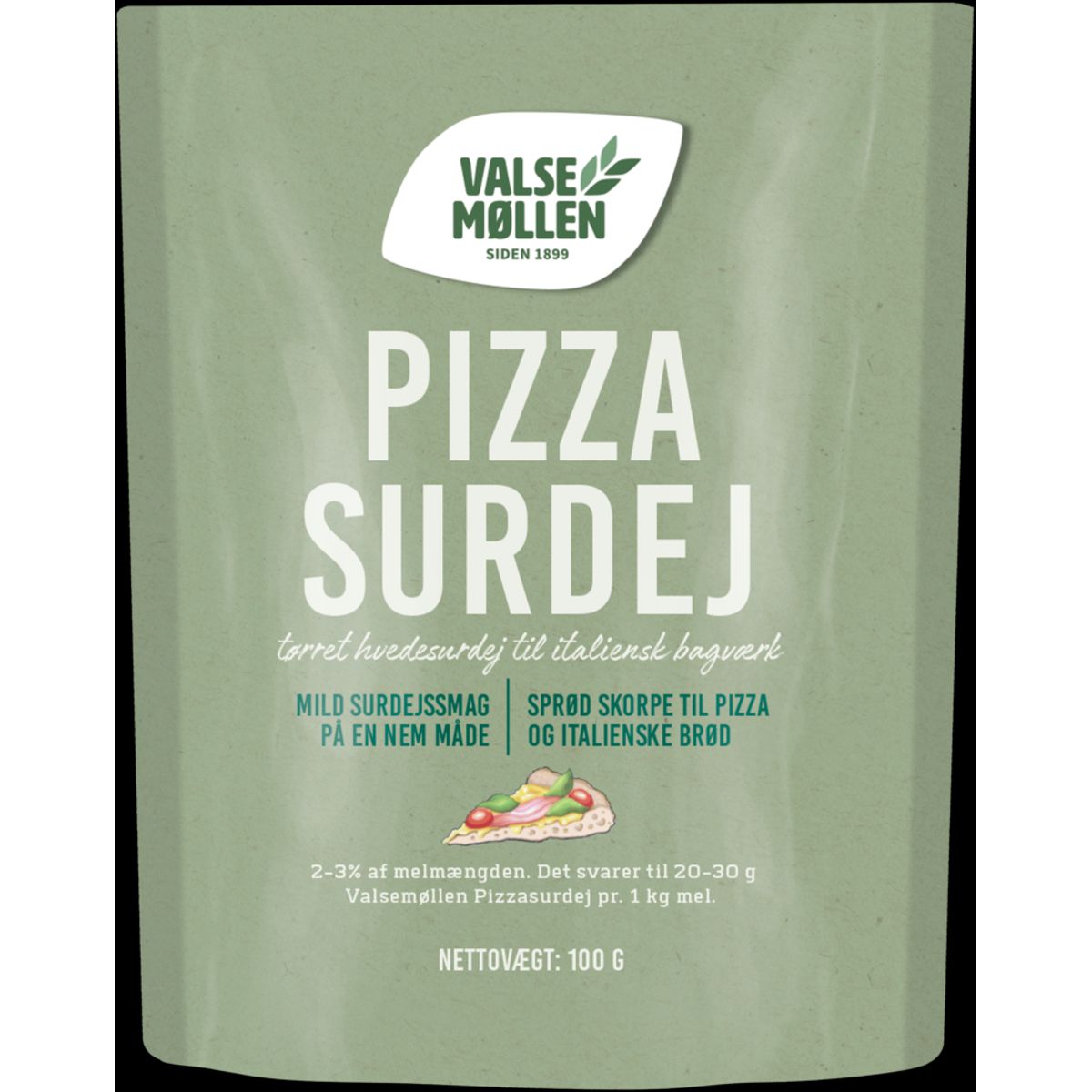 Valsemøllen - Pizza Surdej, 100g