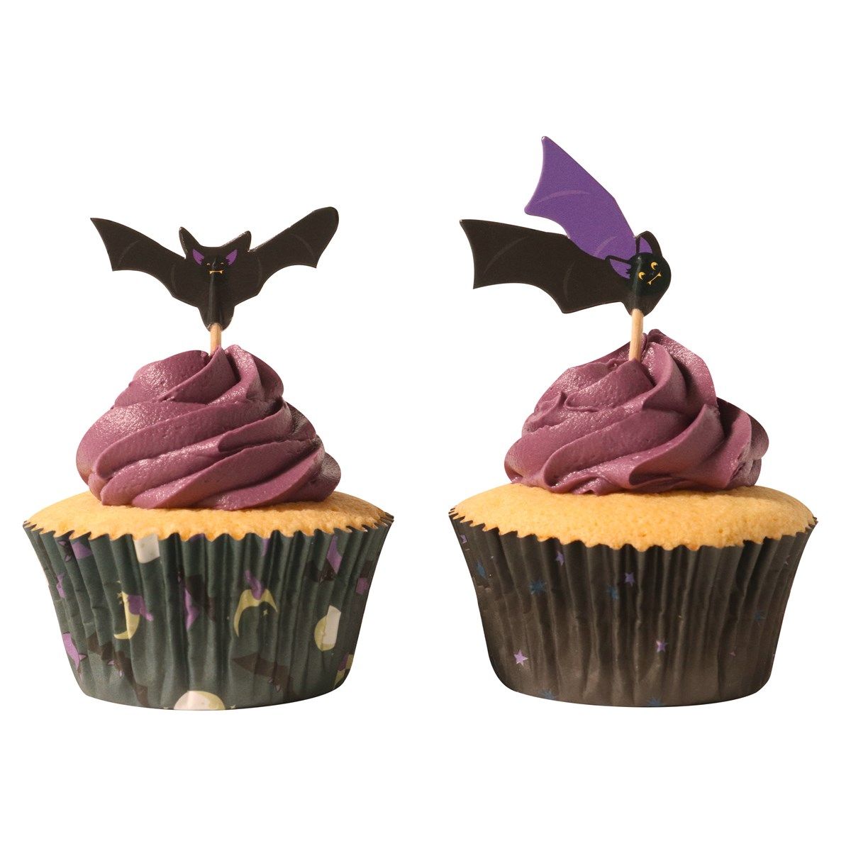 PME - Halloween Bats Cupcake Sæt, 24 sæt