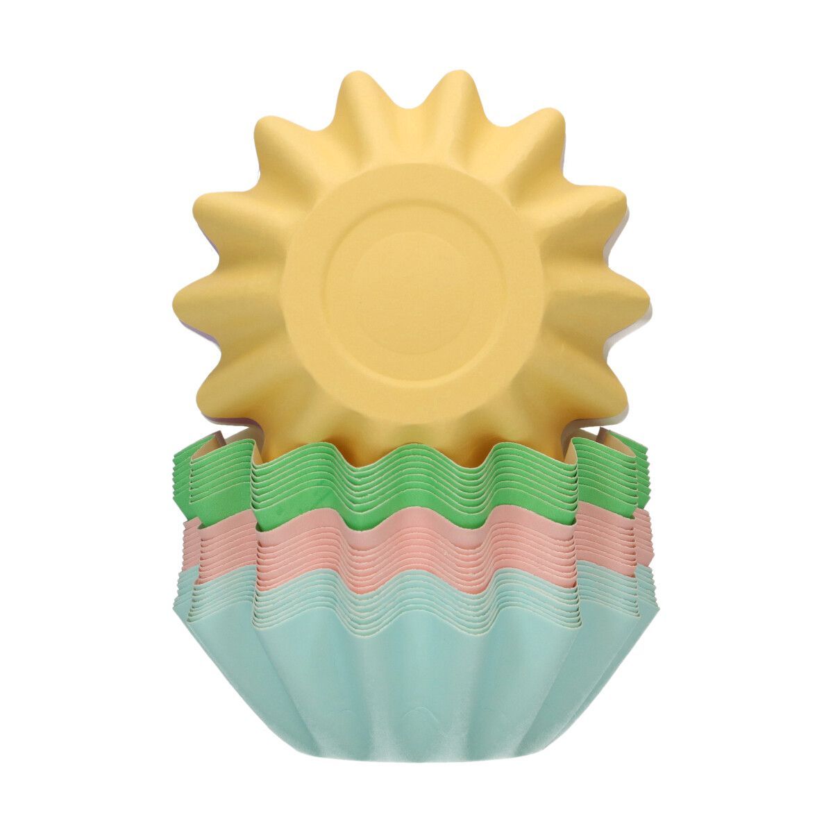 FunCakes - Pastel Rainbow Mix Bloom Muffinsforme, 48 stk.