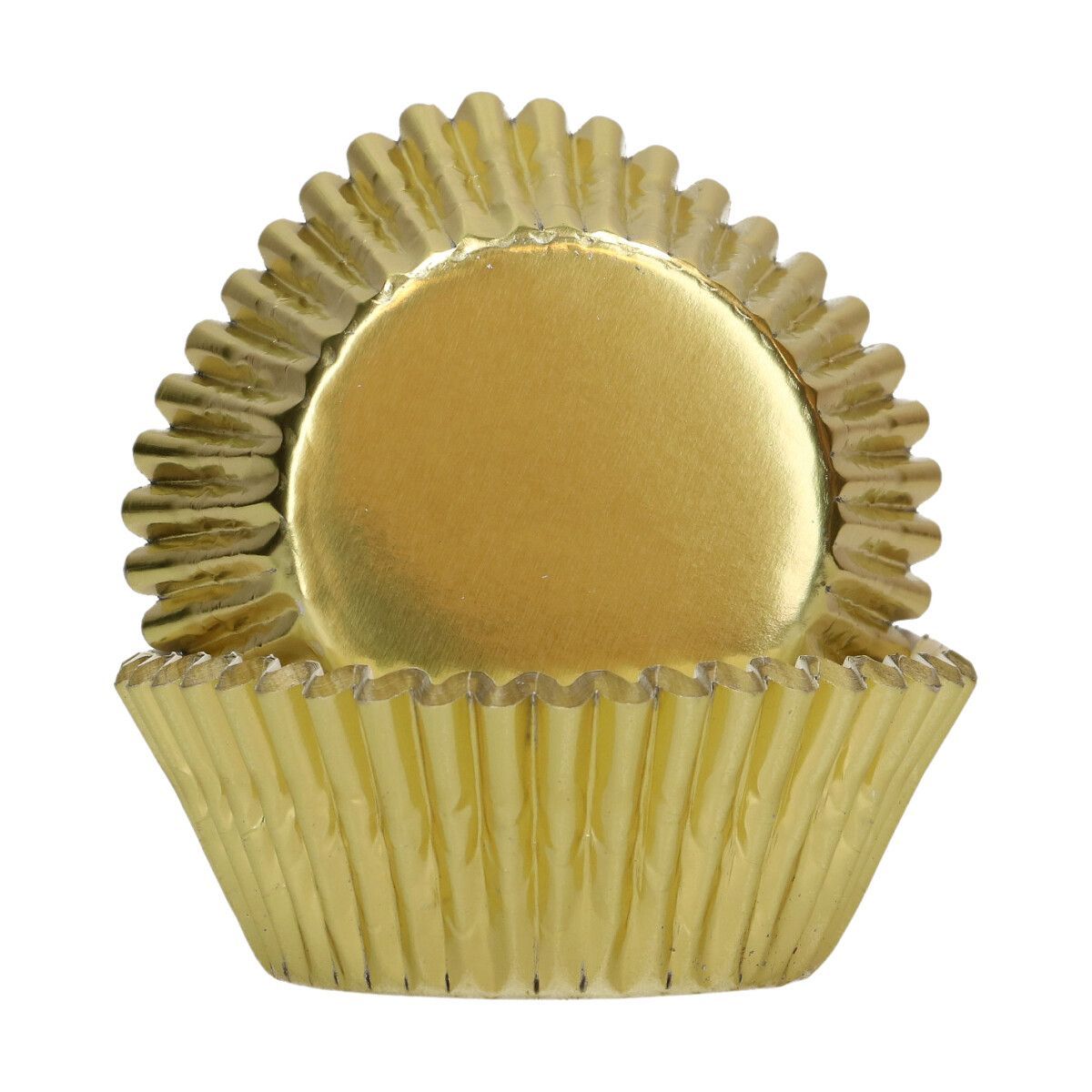 FunCakes - Guld Metallic Muffinsforme, 48 stk.