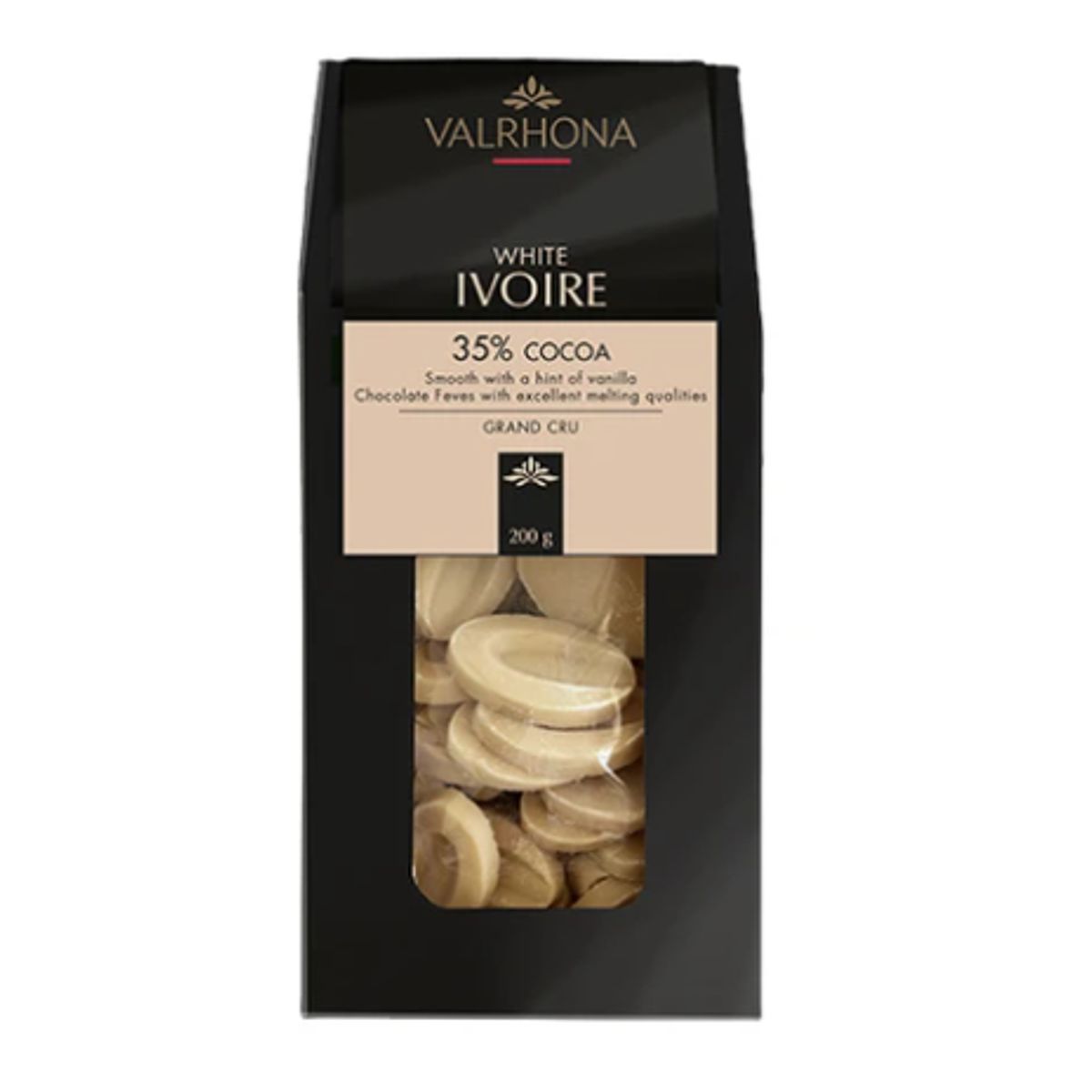 Valrhona - Feves Ivoire 35%, 200g