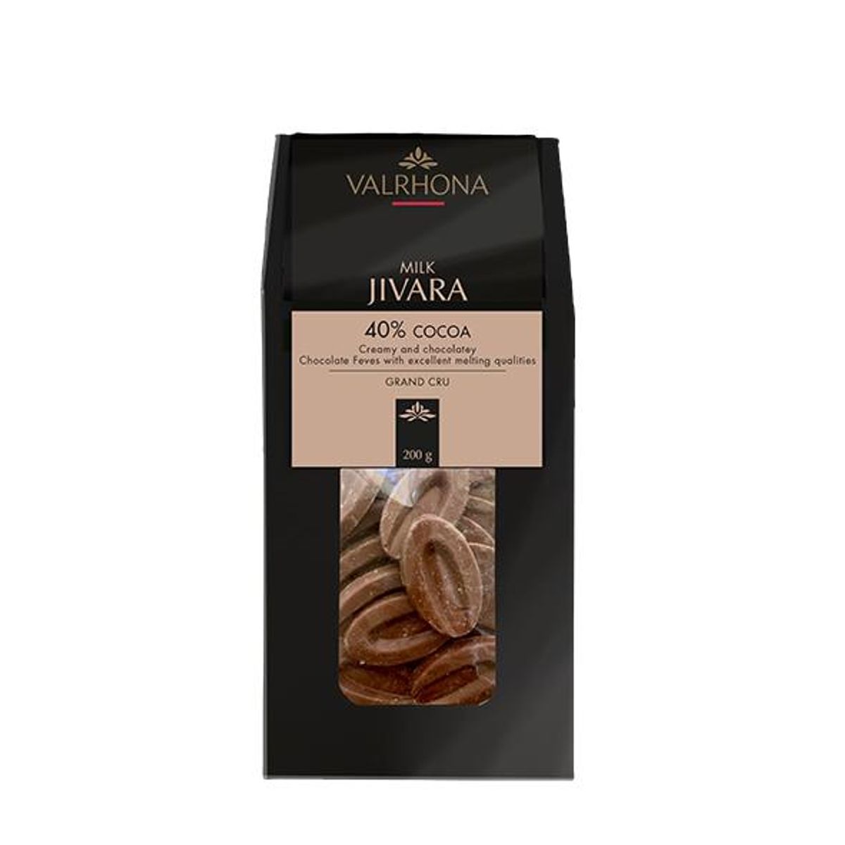 Valrhona - Feves Jivara 40%, 200g