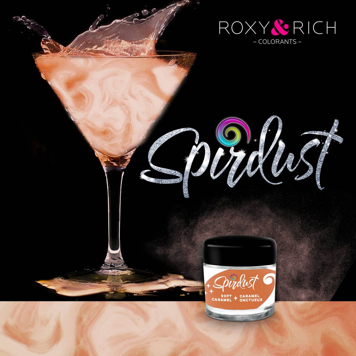 Roxy & Rich - Spirdust Soft Caramel, 1,5g