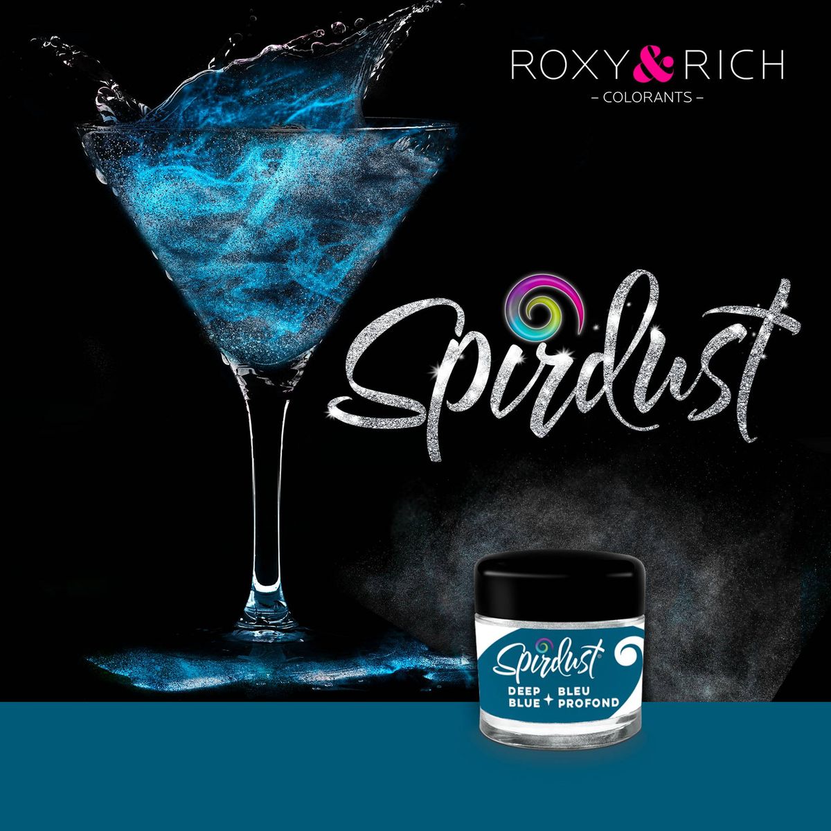 Roxy & Rich - Spirdust Deep Blue, 1,5g