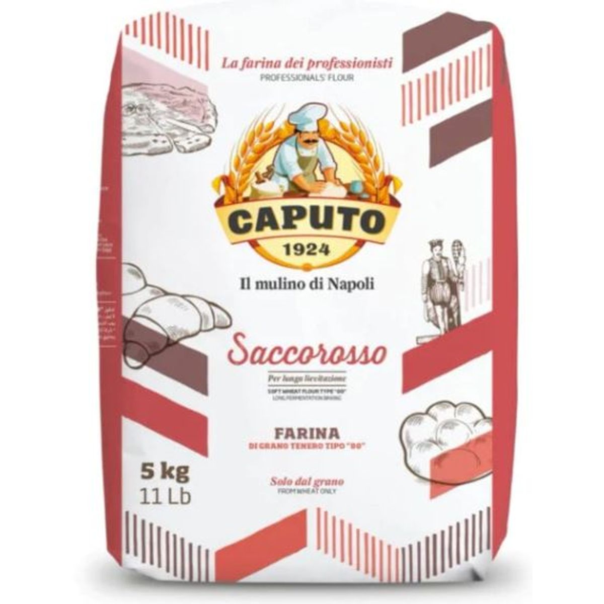 Caputo Rød - Cuoco/Saccorosso, 5kg