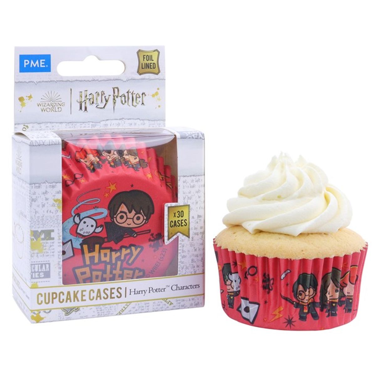 PME - Harry Potter Muffinsforme, Metalfolie, 30 stk