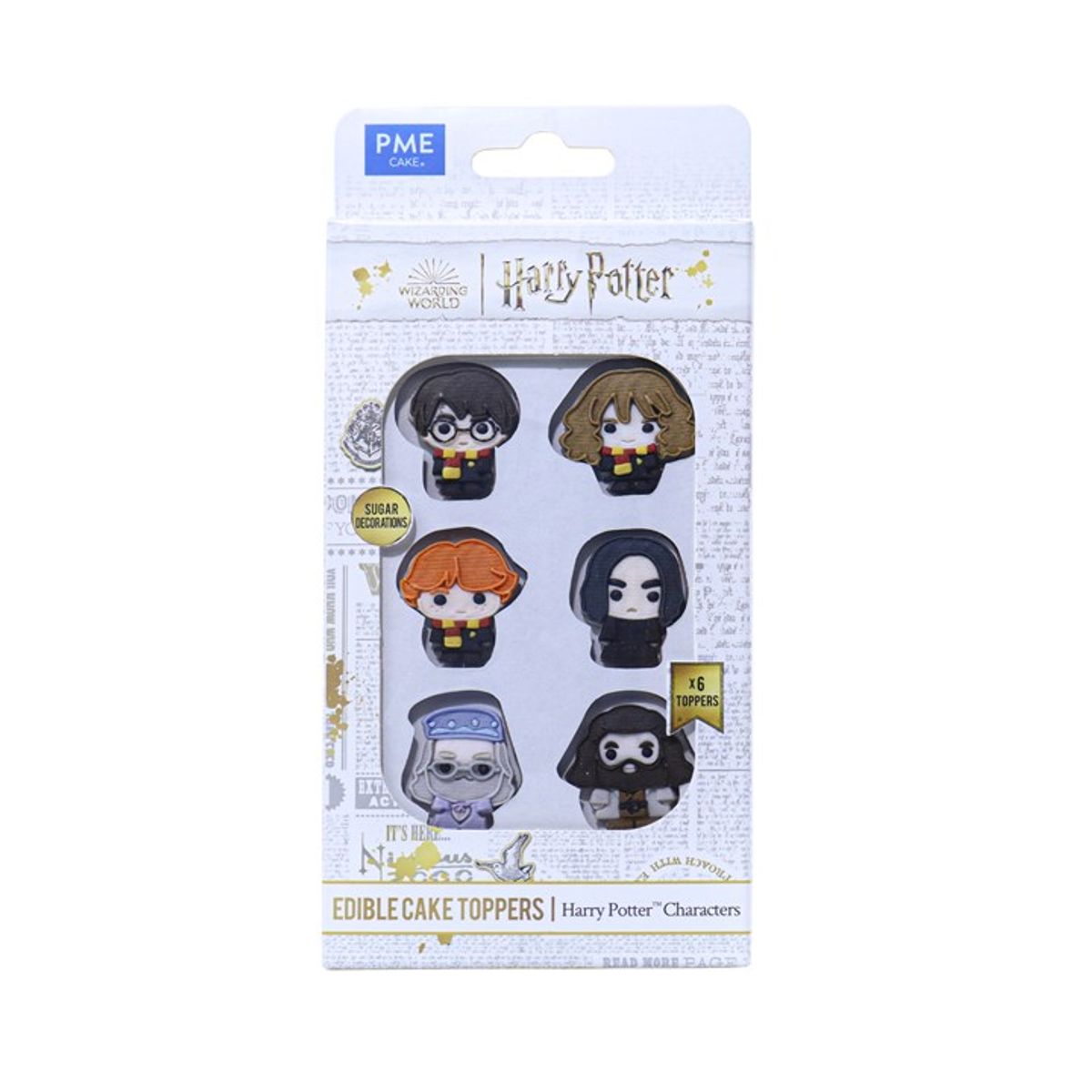 PME - Harry Potter Spiselige Toppers, 6 stk