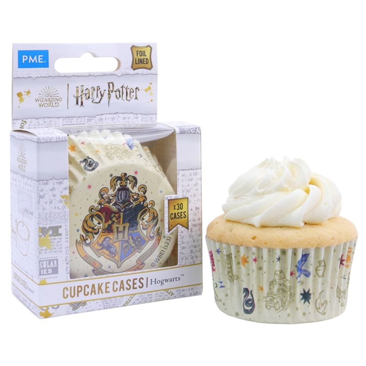 PME - Hogwarts Muffinsforme, Metalfolie - 30 stk,