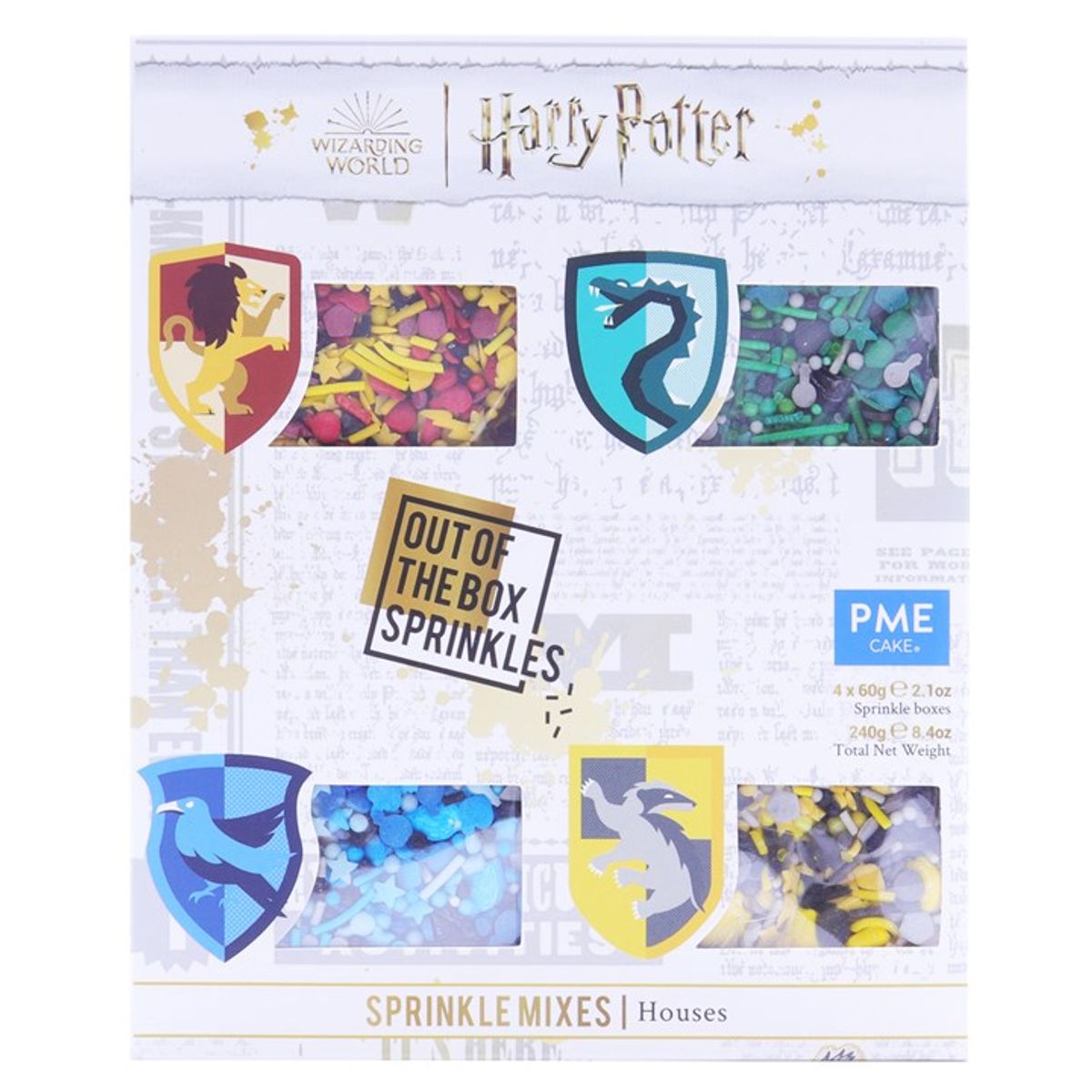 PME - Sprinkle Mix Alle Hogwartshuse, 240g