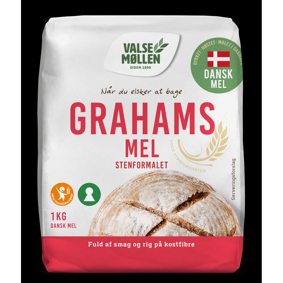 Grahamsmel Dansk 1 kg - Valsemøllen