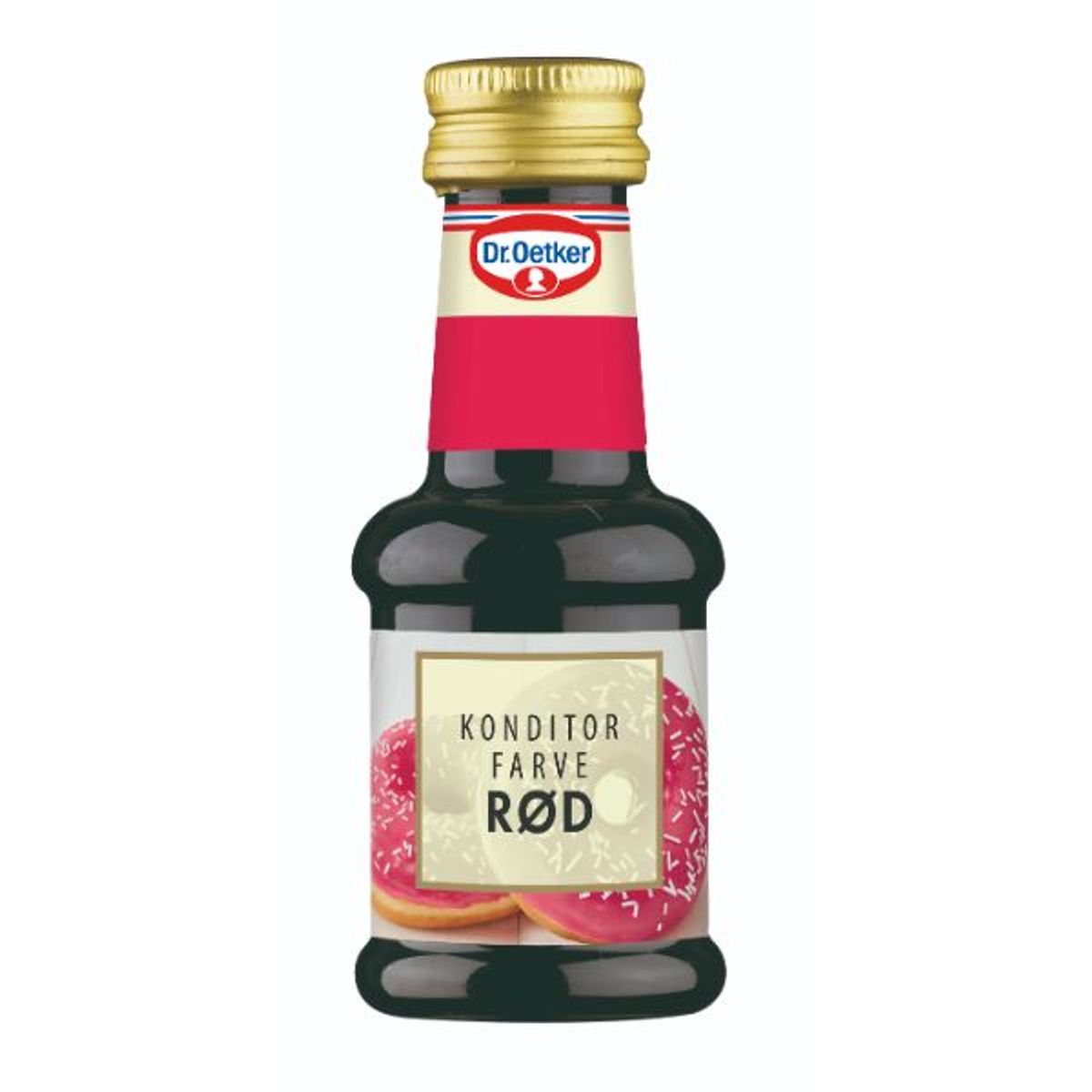 Konditorfarve Rød 38 ml - Dr. Oetker